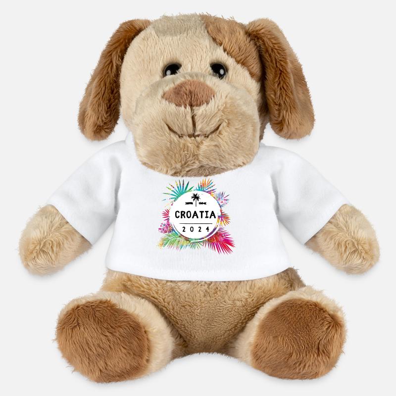 Croatia 2024 Bunt - MiniFeet® Hund Helge - Weiß