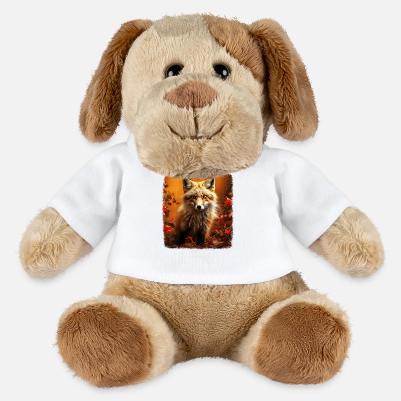 Foxes realistic fox - MiniFeet® Dog Helge - white
