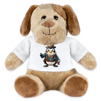 Lederhosen / Animal / Traditional costume / Tradition / Penguin - MiniFeet® Dog Helge - white - Front