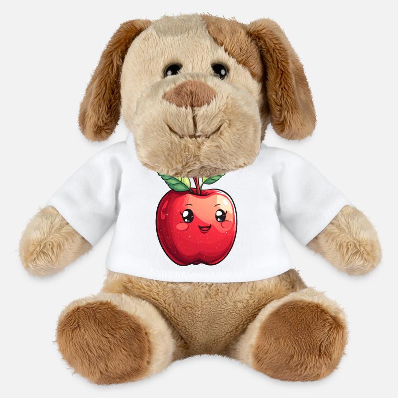 Apfel Kinder Sujet - MiniFeet® Hund Helge - Weiß