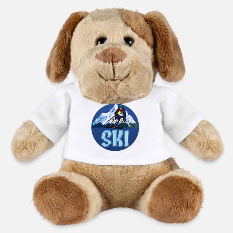 SKI - MiniFeet® Hund Helge - Weiß