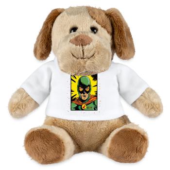 The Random, Fake, Chaotic Superhero - MiniFeet® Dog Helge - white - Front