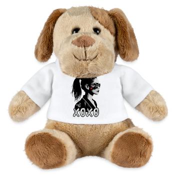 Supermum – most of the time, Mother's Day Gift - MiniFeet® Dog Helge - white - Front