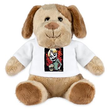 Funny Funky Young GEN Z-ombie - MiniFeet® Dog Helge - white - Front