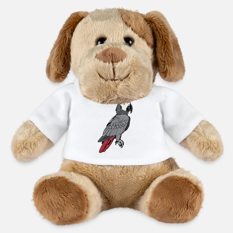 Graupapageien Graupapagei - MiniFeet® Hund Helge - Weiß