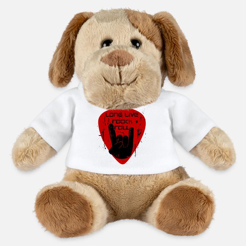 Lang lebe Rock'n'Roll - MiniFeet® Hund Helge - Weiß