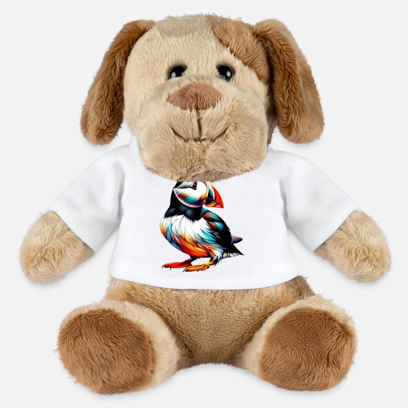 Papageitaucher - MiniFeet® Hund Helge - Weiß