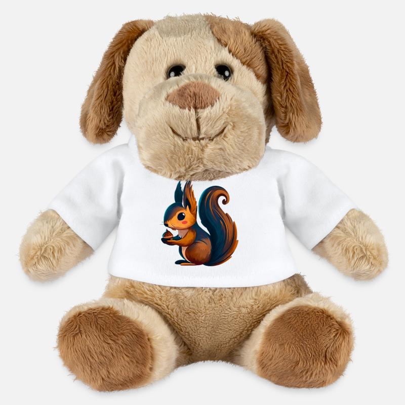 Eichhörnchen - MiniFeet® Hund Helge - Weiß