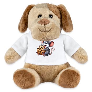 Cute Mouse Cookie Dessert Lover Cookie - MiniFeet® Dog Helge - white - Front