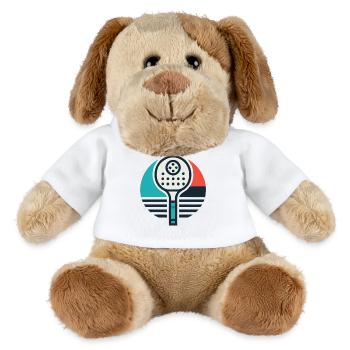 Pickleball Emblem - MiniFeet® Hund Helge - Weiß - Vorne