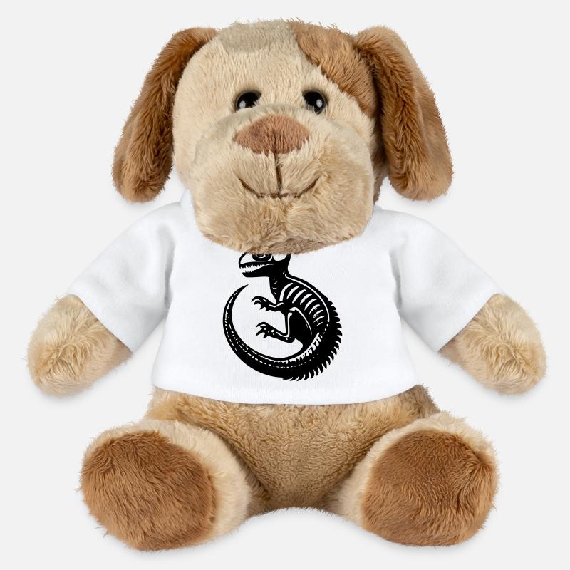 Dinosaur Fossil - MiniFeet® Dog Helge - white