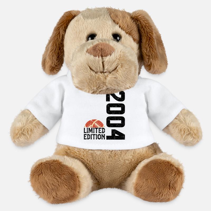 20e Anniversaire 2004 Édition Limitée Rugby - Chien en peluche Helge MiniFeet® - blanc