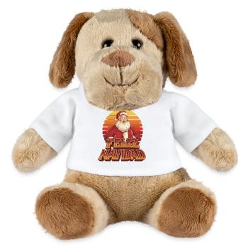 Feliz Navidad Nikolaus für Weihnachtsfeier - MiniFeet® Hund Helge - Weiß - Vorne