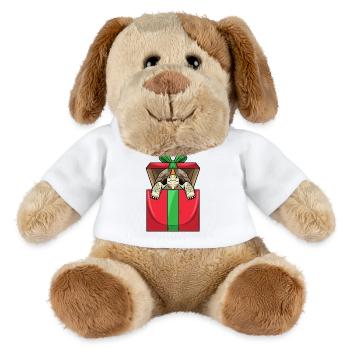 Forfait Anniversaire Tortue - Chien en peluche Helge MiniFeet® - blanc - Devant