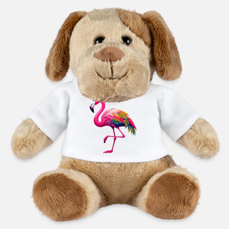 Flamingo - MiniFeet® Hund Helge - Weiß