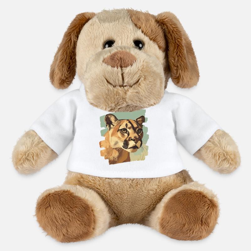 Lion from mountain Retro - MiniFeet® Hund Helge - Weiß