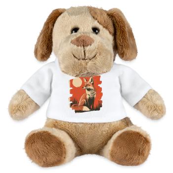 Renard - Chien en peluche Helge MiniFeet® - blanc - Devant