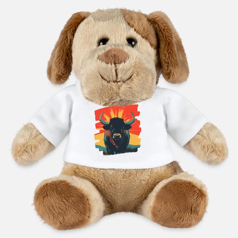Büffel - MiniFeet® Hund Helge - Weiß