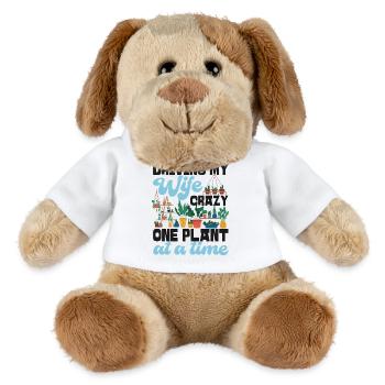 Amoureux des plantes Jardinage Femme Mari - Chien en peluche Helge MiniFeet® - blanc - Devant