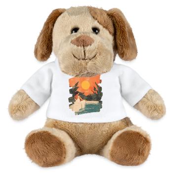 Relax Meditation Selfcare Me-Time - MiniFeet® Hund Helge - Weiß - Vorne
