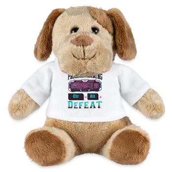 Gamer Procrastigaming CTR Alt Defeat Gaming - MiniFeet® Dog Helge - white - Front