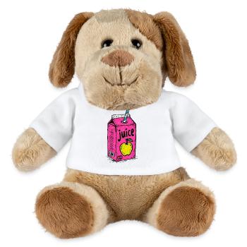 Bright Apple Juice – A Pack of Pop Art Juice - MiniFeet® Dog Helge - white - Front