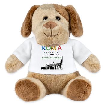 Rome 2025 Jubilé Pèlerins de l’Espérance, classique - Chien en peluche Helge MiniFeet® - blanc - Devant