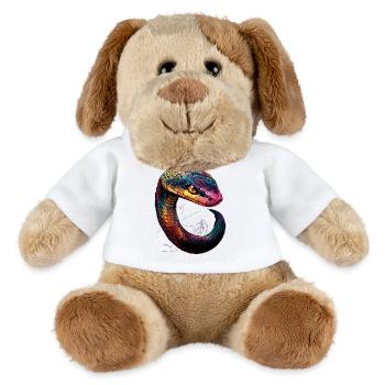 serpent, python, cobra, serpent à sonnettes, serpents - Chien en peluche Helge MiniFeet® - blanc - Devant