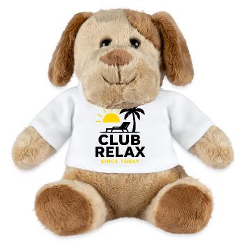Sonnenaufgang mit Motivationsbotschaft - MiniFeet® Hund Helge - Weiß - Vorne