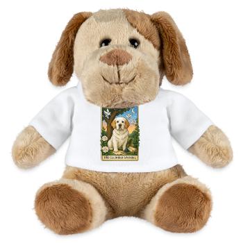 Clumber Spaniel - MiniFeet® Dog Helge - white - Front