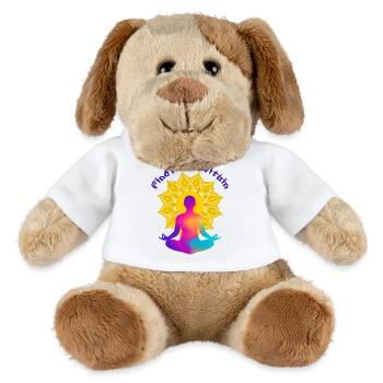 Find a Peace Within Mandala Glow - MiniFeet® Dog Helge - white - Front