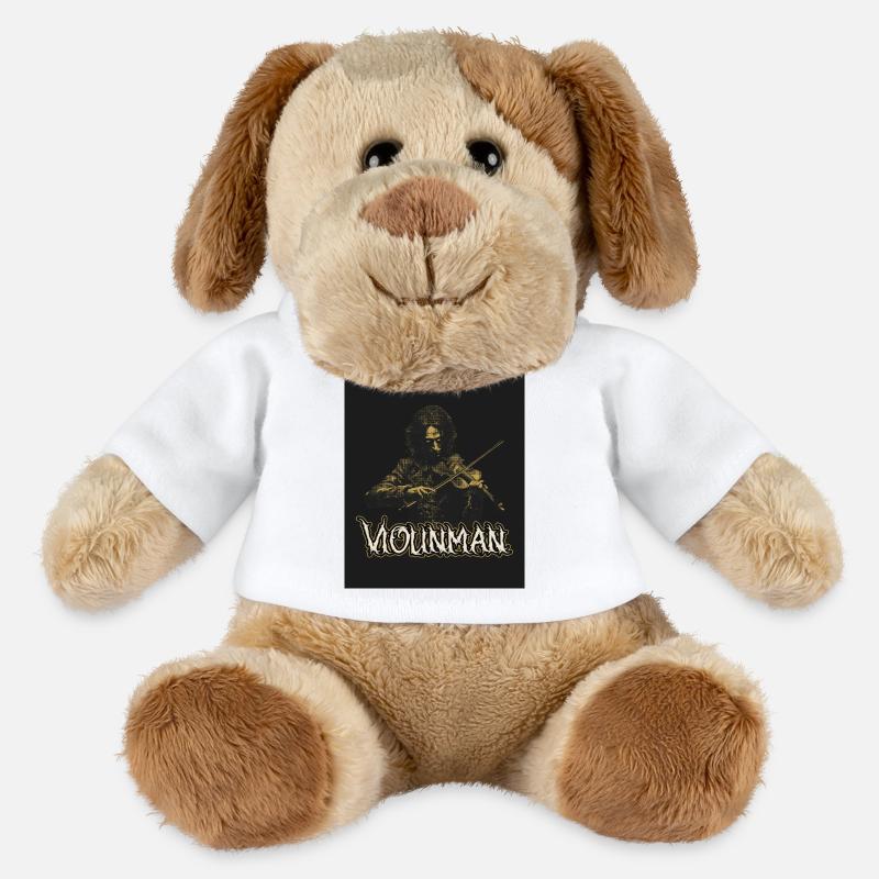 Violinman Dunkle Geigenkraft - MiniFeet® Hund Helge - Weiß