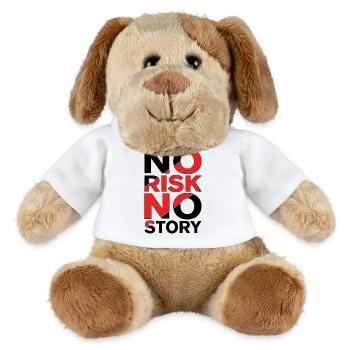 No Risk No Story - MiniFeet® Dog Helge - white - Front