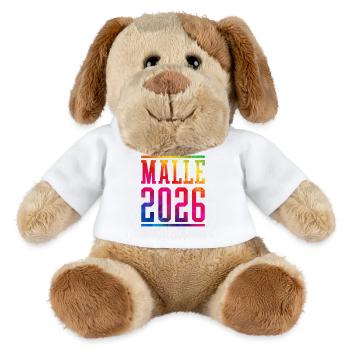 Malle 2026 Bunt - MiniFeet® Hund Helge - Weiß - Vorne