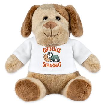 Chemise de nuit officielle Sweet Pony - Chien en peluche Helge MiniFeet® - blanc - Devant