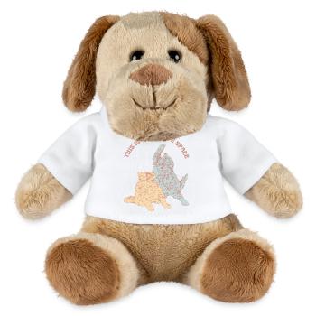 THIS IS NOT A SAFE SPACE - MiniFeet® Dog Helge - white - Front