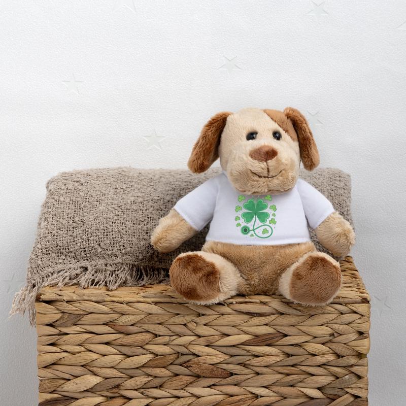 Conception du stéthoscope en trèfle Chien en peluche Helge MiniFeet®