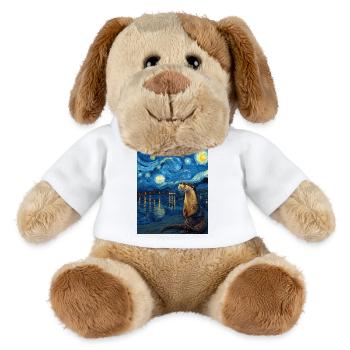 Otter Van Gogh - MiniFeet® Dog Helge - white - Front