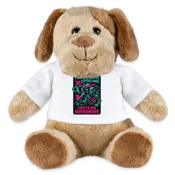Télétravail - télétravailleur - Full Remote - Chien en peluche Helge MiniFeet® - blanc - Devant