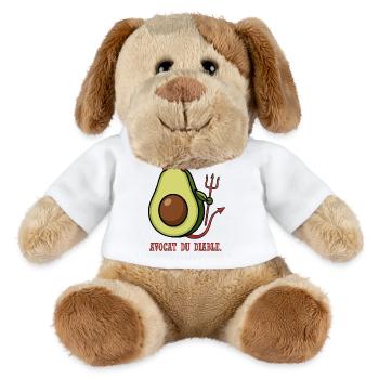 Avocat du Diable - Chien en peluche Helge MiniFeet® - blanc - Devant