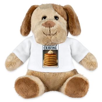 Envies | Gourmet de crêpes - Chien en peluche Helge MiniFeet® - blanc - Devant