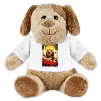 Lion Persia Iran Flag - MiniFeet® Dog Helge - white - Front