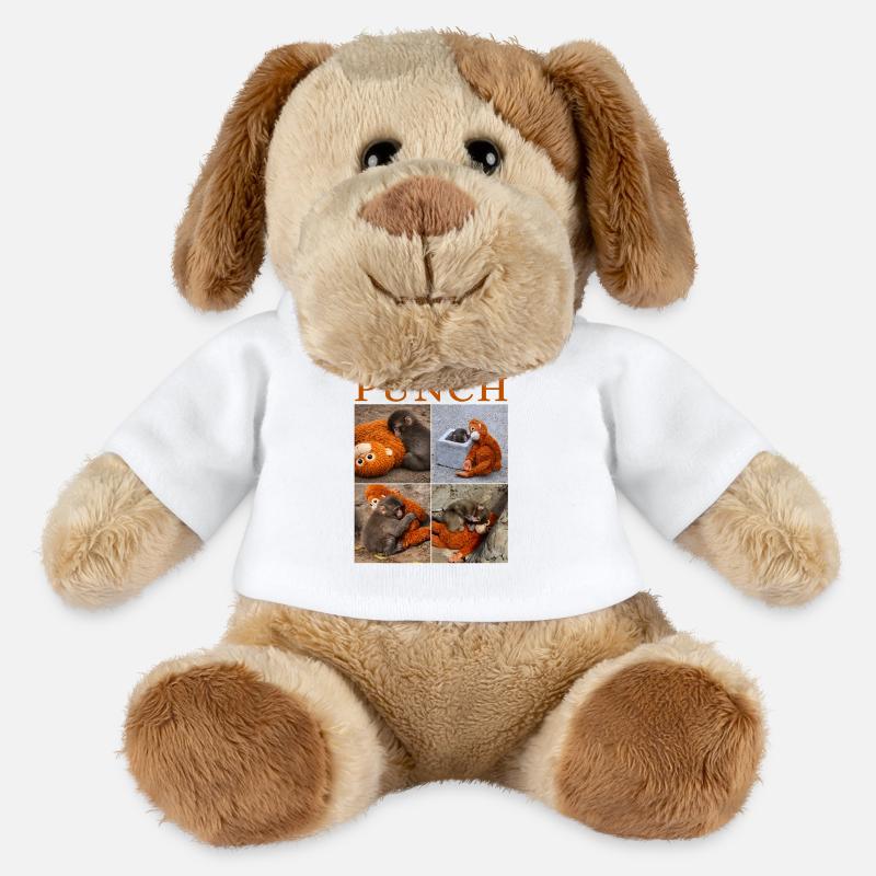 Team Monkey Punch - MiniFeet® Dog Helge - white
