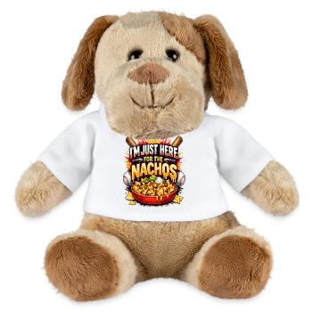I'm Just Here for the Nachos – Baseball Ballpark - MiniFeet® Hund Helge - Weiß - Vorne
