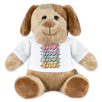 Colorful bubble letters lettering Yaoi. - MiniFeet® Dog Helge - white - Front