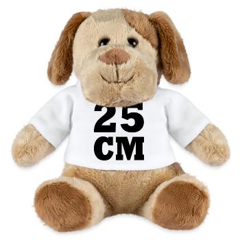 25 cm - Chien en peluche Helge MiniFeet® - blanc - Devant
