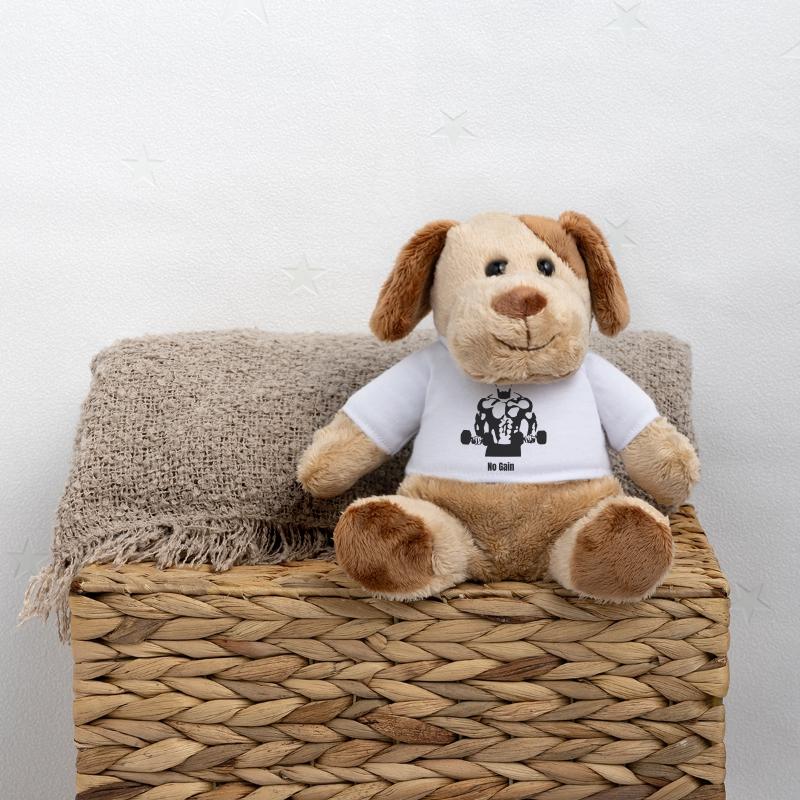 Pas de douleur, pas de gain - design hardcore de bodybuilder Chien en peluche Helge MiniFeet®