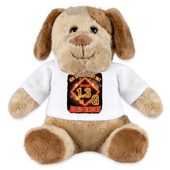 Pyro Explosiv Gefahrgut - MiniFeet® Hund Helge - Weiß - Vorne