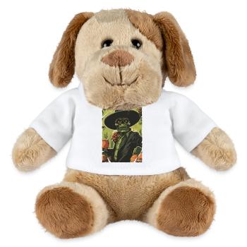 Wüstenskelett in Sombrero - MiniFeet® Hund Helge - Weiß - Vorne