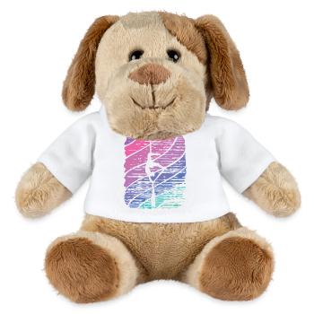Vertical Cloth Vintage Aerial Acrobatics Aerial Silk - MiniFeet® Dog Helge - white - Front